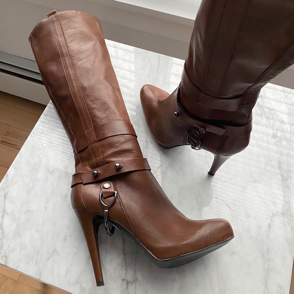 Browns Leather Boots Made in Italy size 40